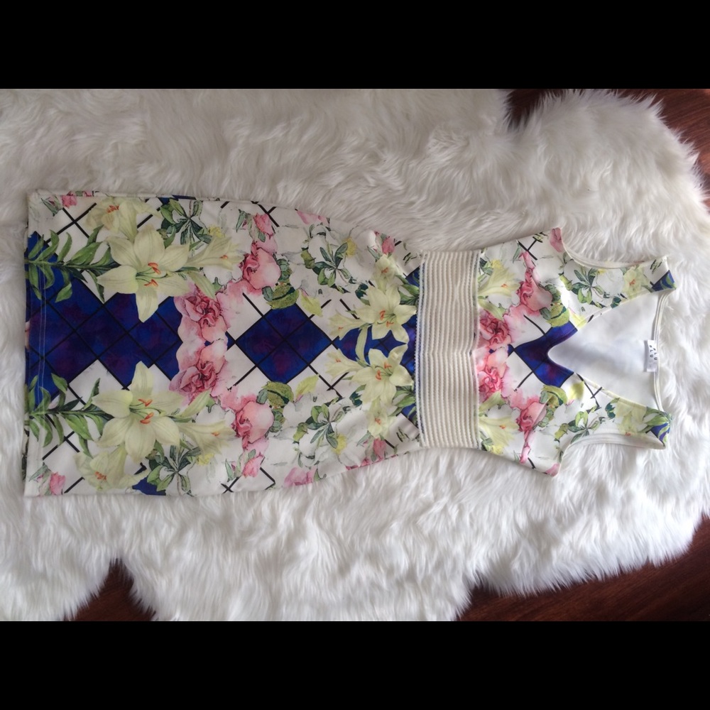 Pastel floral dress
